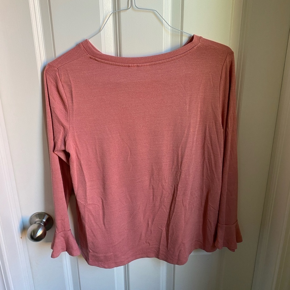 BUNDLE (2) GAP Flutter Long Sleeve Girly Tops Women’s XS/ SP Valentine’s Day - Picture 5 of 11